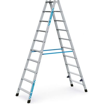 Escalera de aluminio Zarges Z300 2x10 Peldaños - Escalera Escalera de aluminio Zarges Z300 2x10 Peldaños - Escalera
