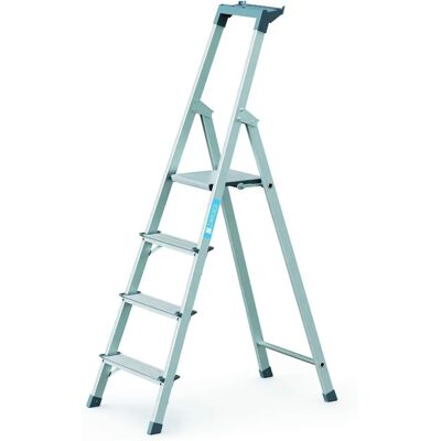 Zarges S 4 Stufen - Stehleiter, Aluminium, 4 Stufen Zarges S 4 Stufen - Stehleiter, Aluminium, 4 Stufen