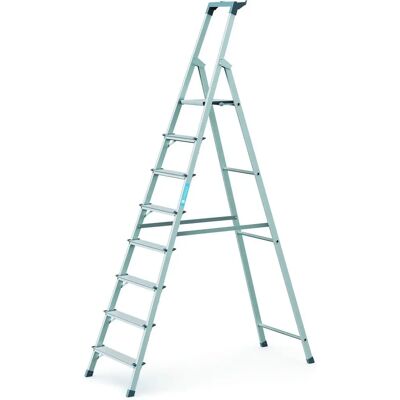 Zarges Stehleiter 8 Stufen - Trittleiter - Aluminium - 2,52m Zarges Stehleiter 8 Stufen - Trittleiter - Aluminium - 2,52m