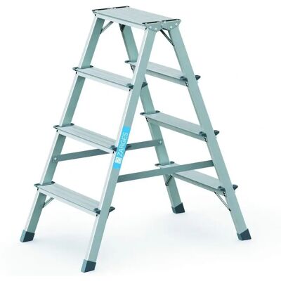 Zarges B 2x4 Stehleiter - Aluminium, Beidseitig Begehbar Zarges B 2x4 Stehleiter - Aluminium, Beidseitig Begehbar