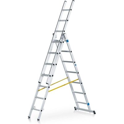 Scala multiuso Zarges Z200 - 3x9 gradini, 4,4 m, alluminio Scala multiuso Zarges Z200 - 3x9 gradini, 4,4 m, alluminio