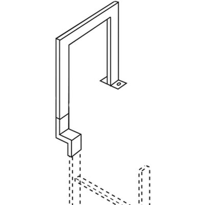 Zarges L 250mm Übersteigbügel - Übersteigbügel Zarges L 250mm Übersteigbügel - Übersteigbügel