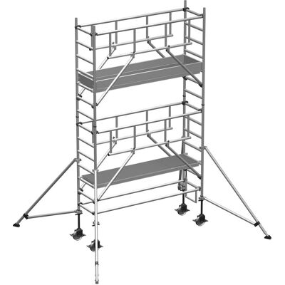 ZARGES S-PLUS Mobile Gerüst - 1,80x0,60m Aluminium Plattform - Max 5,35m Höhe ZARGES S-PLUS Mobile Gerüst - 1,80x0,60m Aluminium Plattform - Max 5,35m Höhe