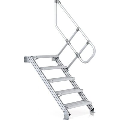Zarges - Handlauf 11 Stufen Treppe 45° Alu H 2360mm Zarges - Handlauf 11 Stufen Treppe 45° Alu H 2360mm