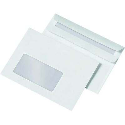 Enveloppes C6 Auto-adhésives avec Fenêtre - D / L / A - Publicité Enveloppes C6 Auto-adhésives avec Fenêtre - D / L / A - Publicité