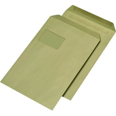 Enveloppes C4 autoadhésives avec fenêtre - Pack de 250 - Publicité Enveloppes C4 autoadhésives avec fenêtre - Pack de 250 - Publicité