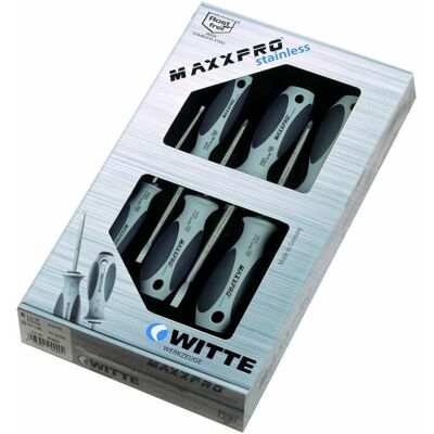 Witte 670008 - Juego de destornilladores de acero inoxidable con 6 puntas Torx Witte 670008 - Juego de destornilladores de acero inoxidable con 6 puntas Torx