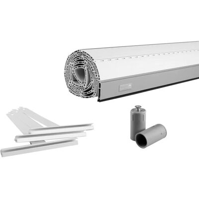 Set completo Schellenberg 120x140 cm PVC bianco per finestra Set completo Schellenberg 120x140 cm PVC bianco per finestra