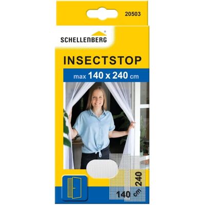 Cortina Antimosquitos Schellenberg - Branco, 140x240 cm - Tela Antimosquito para Porta Cortina Antimosquitos Schellenberg - Branco, 140x240 cm - Tela Antimosquito para Porta