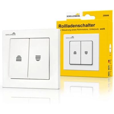 Schellenberg 25006 Przełącznik rolet - Ręczny, Wbudowany, Biały Schellenberg 25006 Przełącznik rolet - Ręczny, Wbudowany, Biały
