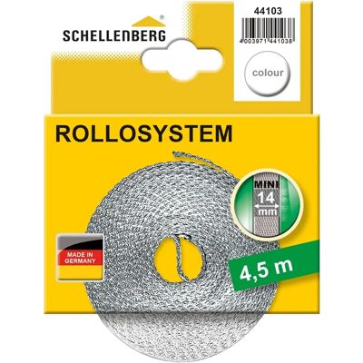 Schellenberg 44103 Roller Shutter Tape - Manual/Electric, 14mm x 4.5m Schellenberg 44103 Roller Shutter Tape - Manual/Electric, 14mm x 4.5m