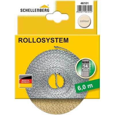 Schellenberg Perser-Jalousiegurt - Beige Nylon - 6m Schellenberg Perser-Jalousiegurt - Beige Nylon - 6m