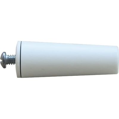 Schellenberg Stopka do drzwi - 60mm Biały Plastik Ocynkowany Schellenberg Stopka do drzwi - 60mm Biały Plastik Ocynkowany
