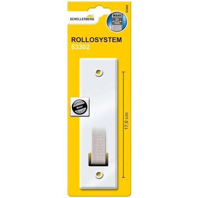 Schellenberg Wit metalen rolluikplaat - Raamdecoratie accessoires Schellenberg Wit metalen rolluikplaat - Raamdecoratie accessoires