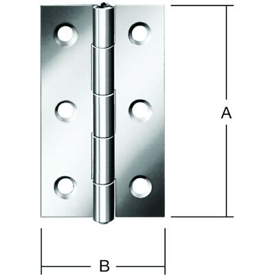 Vormann Schmale Scharniere 60x34mm - Scharniere Vormann Schmale Scharniere 60x34mm - Scharniere