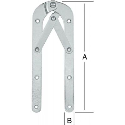 Pohl Herraje de Puerta de Acero Curvo - Herraje de Puerta Pohl Herraje de Puerta de Acero Curvo - Herraje de Puerta