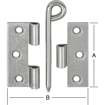 Vormann 58/60 x 90 Cerniera per angolo - Cerniere Vormann 58/60 x 90 Cerniera per angolo - Cerniere