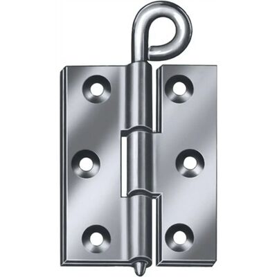 Cerniera Vetrina Vormann - 70x55mm Zincata blu - DIN 56923 - Perno a anello rimovibile Cerniera Vetrina Vormann - 70x55mm Zincata blu - DIN 56923 - Perno a anello rimovibile