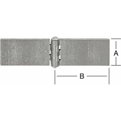 VORMANN - Cerniera porta auto - Ferro grezzo 40x60mm - Cerniere VORMANN - Cerniera porta auto - Ferro grezzo 40x60mm - Cerniere