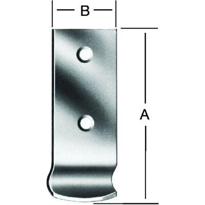Gancho de cierre Vormann D 83x25mm - 9025Z Gancho de cierre Vormann D 83x25mm - 9025Z