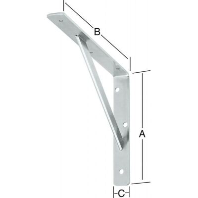 VORMANN Konsole - 300 x 200 mm Schwerlast verzinkt VORMANN Konsole - 300 x 200 mm Schwerlast verzinkt