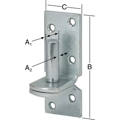 Collier zincé bleu Vormann 16x102mm - Clamp - Publicité Collier zincé bleu Vormann 16x102mm - Clamp - Publicité