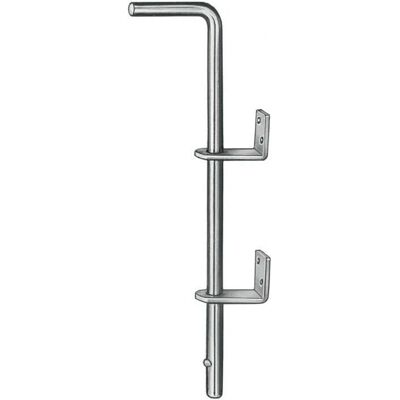 Vormann Slittatore per Pavimenti in Acciaio - 400x16mm - Costruzione Resistente Vormann Slittatore per Pavimenti in Acciaio - 400x16mm - Costruzione Resistente