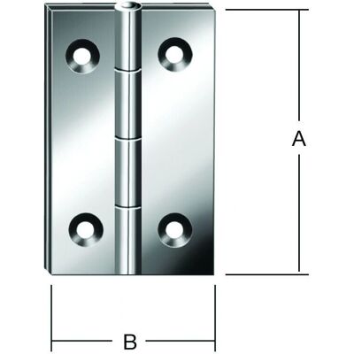 VORMANN Messingbeschichtete Scharniere - 30x16mm - 4 Stück VORMANN Messingbeschichtete Scharniere - 30x16mm - 4 Stück