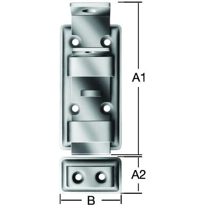 Vormann Sicherheitsriegel 120 x 48 brün - Sicherheitsbar Vormann Sicherheitsriegel 120 x 48 brün - Sicherheitsbar