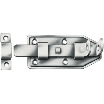 Vormann Pestillo para puerta 120x56mm, zincado azul, 10 unidades Vormann Pestillo para puerta 120x56mm, zincado azul, 10 unidades