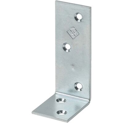 Sostegno barra L180x120 acciaio zincato blu - 10 pezzi Sostegno barra L180x120 acciaio zincato blu - 10 pezzi