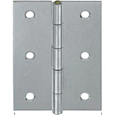 Bisagra Vormann - 60mm H. x 46mm W. - Acero galvanizado azul - 20 unidades Bisagra Vormann - 60mm H. x 46mm W. - Acero galvanizado azul - 20 unidades