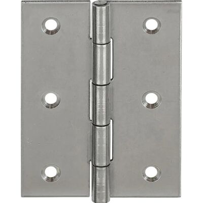 Bisagra 10502 Acero inoxidable - Media anchura - Por 20 Bisagra 10502 Acero inoxidable - Media anchura - Por 20