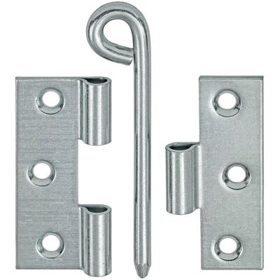 Vormann Blau verzinktes Scharnier - 70x55mm - Stahl Vormann Blau verzinktes Scharnier - 70x55mm - Stahl