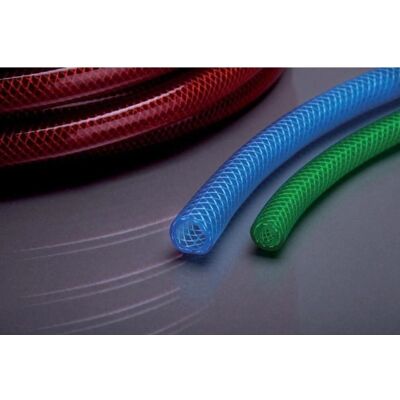 Tubo tessuto PVC 81B blu trasparente - Tubo aria Tubo tessuto PVC 81B blu trasparente - Tubo aria