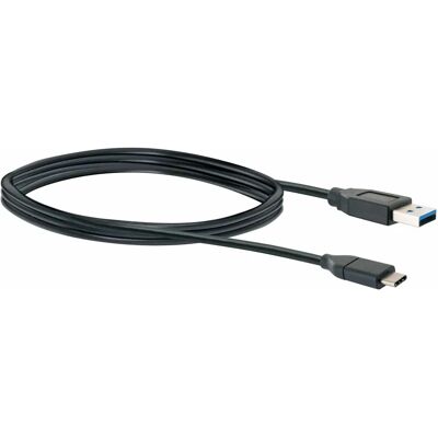 Schwaiger CK 3141 USB Kabel - USB A auf USB C - 1m - Schwarz - USB Kabel Schwaiger CK 3141 USB Kabel - USB A auf USB C - 1m - Schwarz - USB Kabel