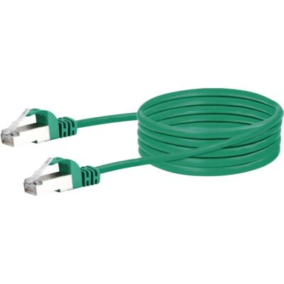 Schwaiger CKB6010 059 Cavo di rete verde - Cat6 1m SF/UTP Schwaiger CKB6010 059 Cavo di rete verde - Cat6 1m SF/UTP