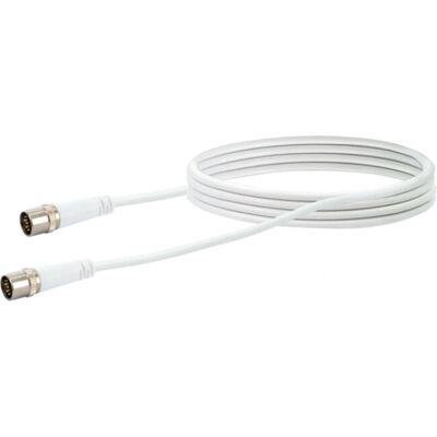 Schwaiger KDAK30 532 coaxial kabel - Hvid - 3m Schwaiger KDAK30 532 coaxial kabel - Hvid - 3m