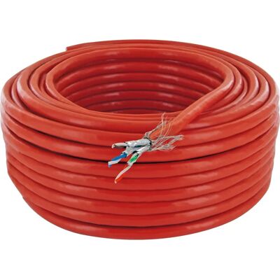 Schwaiger NWKU7050 051 50 m Rot Cat7 S/FTP Netzwerkkabel - Netzwerkkabel Schwaiger NWKU7050 051 50 m Rot Cat7 S/FTP Netzwerkkabel - Netzwerkkabel
