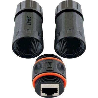 Schwaiger NWDK16533 connettore cavo RJ45 - Impermeabile IP68 - Esterno Cat 6A Schwaiger NWDK16533 connettore cavo RJ45 - Impermeabile IP68 - Esterno Cat 6A