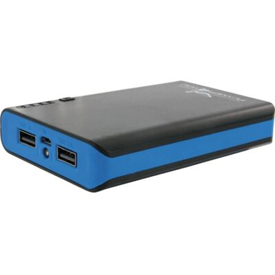 Power Bank Schwaiger LPB1040 - 10400mAh Litio, Nero, Blu Power Bank Schwaiger LPB1040 - 10400mAh Litio, Nero, Blu