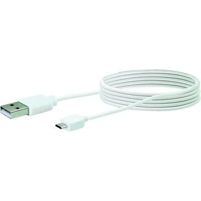 Schwaiger LK200M532 - USB Kabel - 2m - Wit Schwaiger LK200M532 - USB Kabel - 2m - Wit