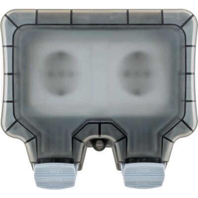 Enchufe exterior IP66 Schwaiger SOAD0200 Gris Enchufe exterior IP66 Schwaiger SOAD0200 Gris