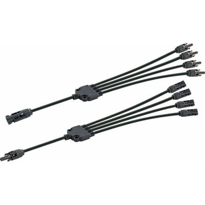 SCHWAIGER SOMC4214 Solarmodul Zubehör Kabelset - Schwarz SCHWAIGER SOMC4214 Solarmodul Zubehör Kabelset - Schwarz
