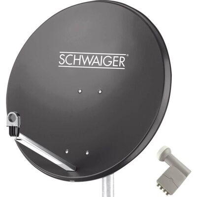 Schwaiger Modell SPI9961SET9 Satellit-System - 80cm, Schwarz Schwaiger Modell SPI9961SET9 Satellit-System - 80cm, Schwarz