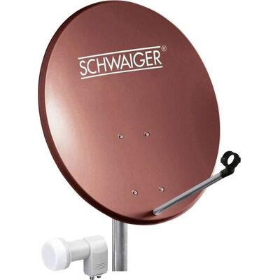 Schwaiger SPI5502SET2 Satellietsysteem - 2 Deelnemers, 60cm Schotel, Twin-LNB Schwaiger SPI5502SET2 Satellietsysteem - 2 Deelnemers, 60cm Schotel, Twin-LNB