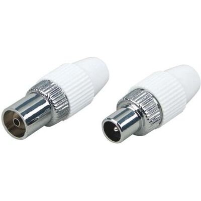 Schwaiger KST3032 532 Weiß F-Typ Koaxialstecker - Koaxialstecker Schwaiger KST3032 532 Weiß F-Typ Koaxialstecker - Koaxialstecker