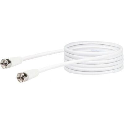Schwaiger KVC230 052 Koaxialkabel - 3 m F-Stecker Weiß Schwaiger KVC230 052 Koaxialkabel - 3 m F-Stecker Weiß