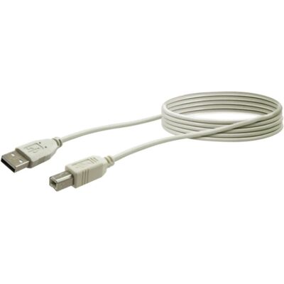 Schwaiger CK1551531 - USB 2.0 A-B Kabel - 1.5 m - grau - Kabel Schwaiger CK1551531 - USB 2.0 A-B Kabel - 1.5 m - grau - Kabel