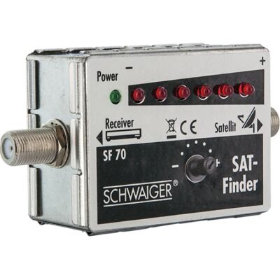 Schwaiger SF70 531 Satellitensucher - Signalstärke & Ton Schwaiger SF70 531 Satellitensucher - Signalstärke & Ton